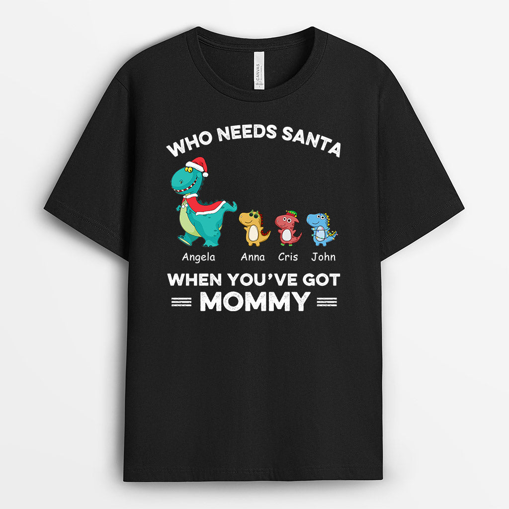 Who Needs Santa When You've Got Grandma Shirts | Personalized Christmas Tee Shirt