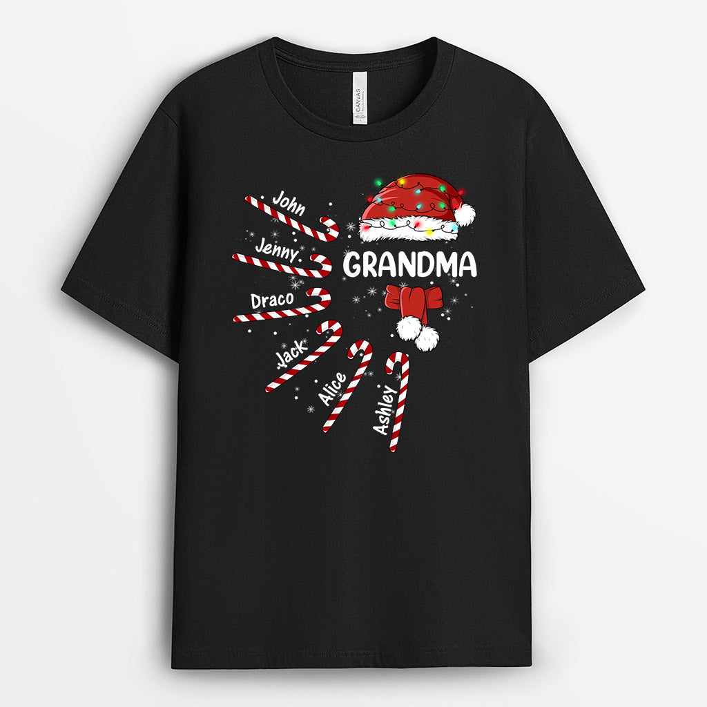 Grandma T-Shirts | Personalized Christmas Shirts With Names