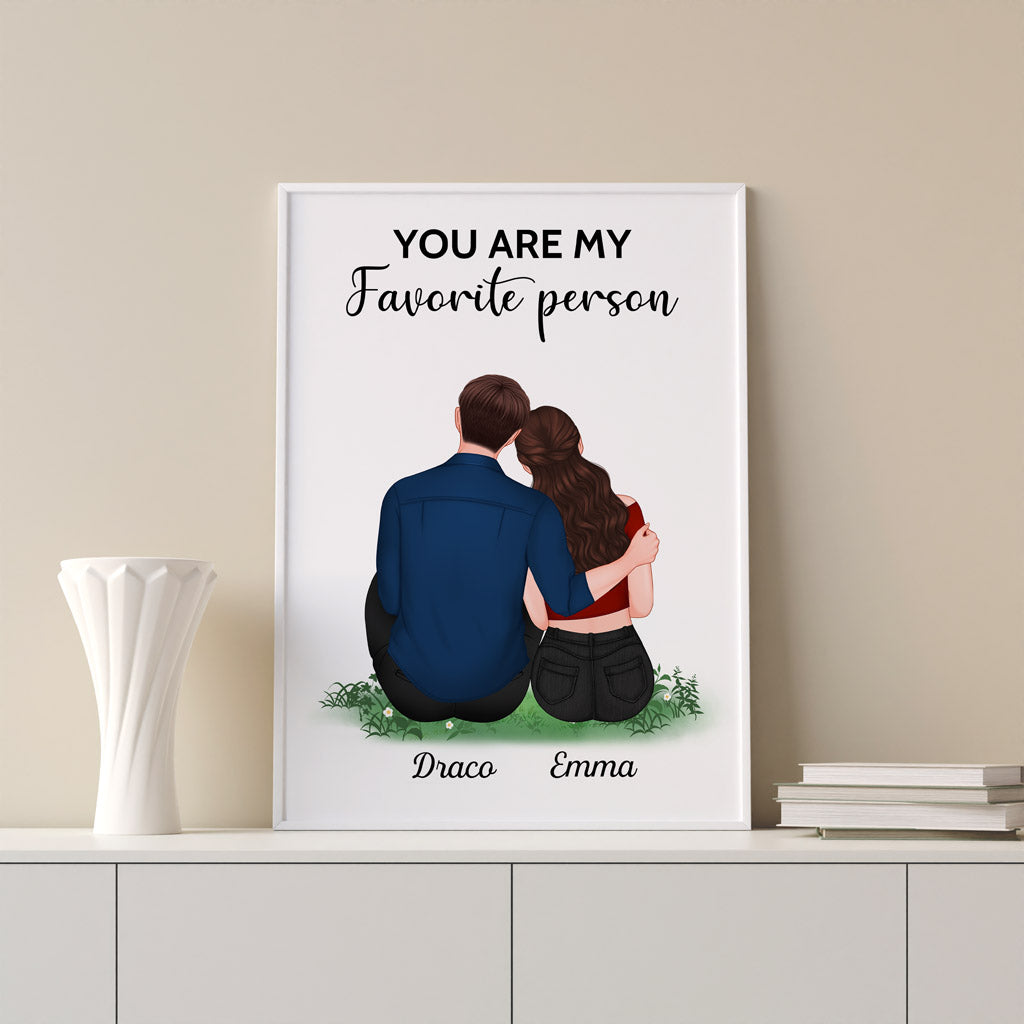 Personalized You Are My Favorite Person Posters