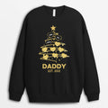 Personalized Christmas Family Tree For Daddy Mommy Sweatshirts