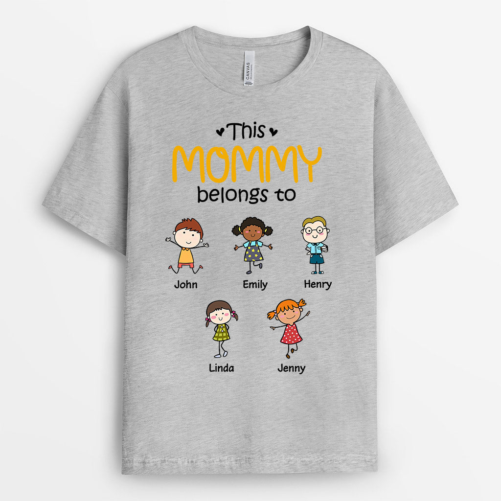Personalized This Grandma Belongs To T Shirts