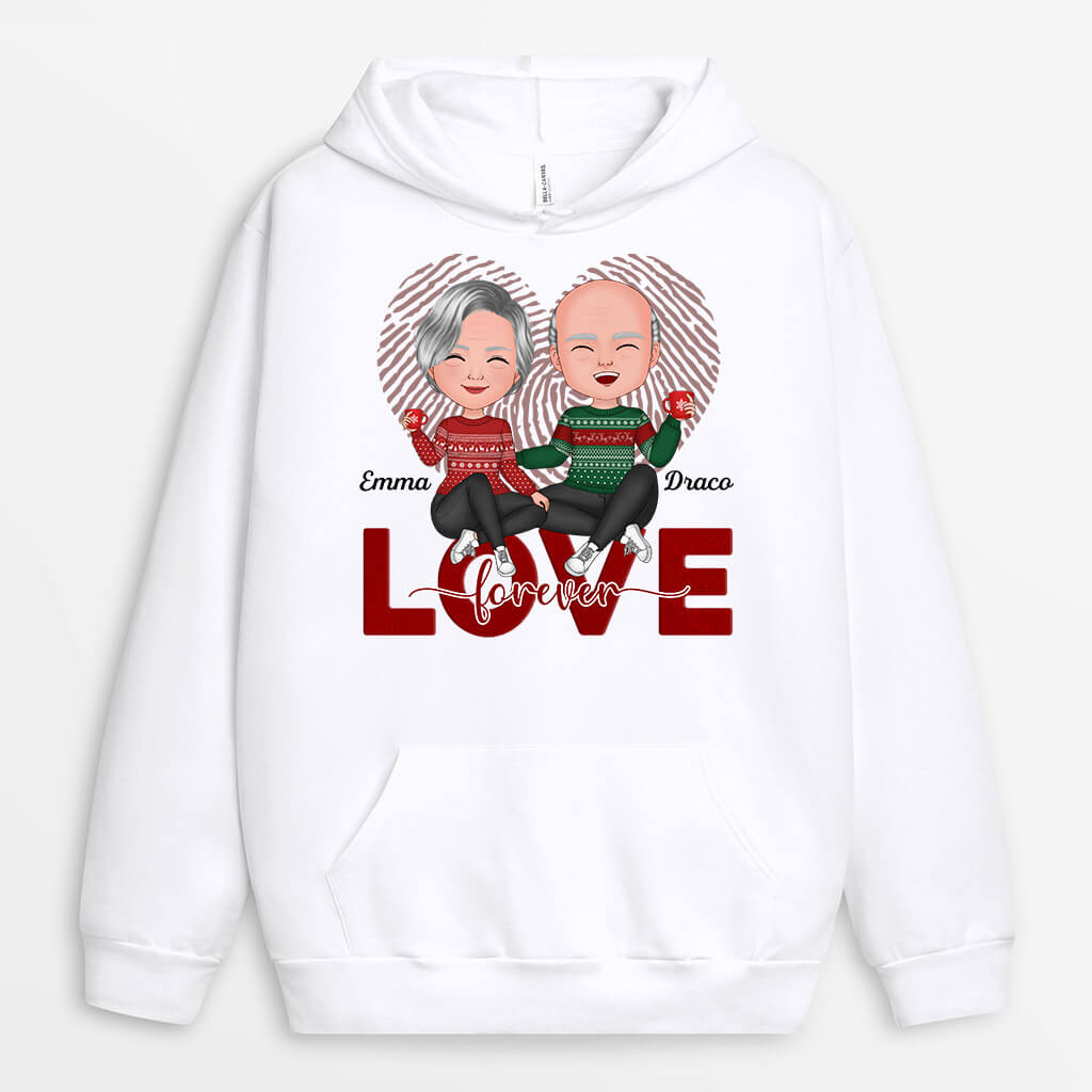 Personalized Love Forever Hoodie