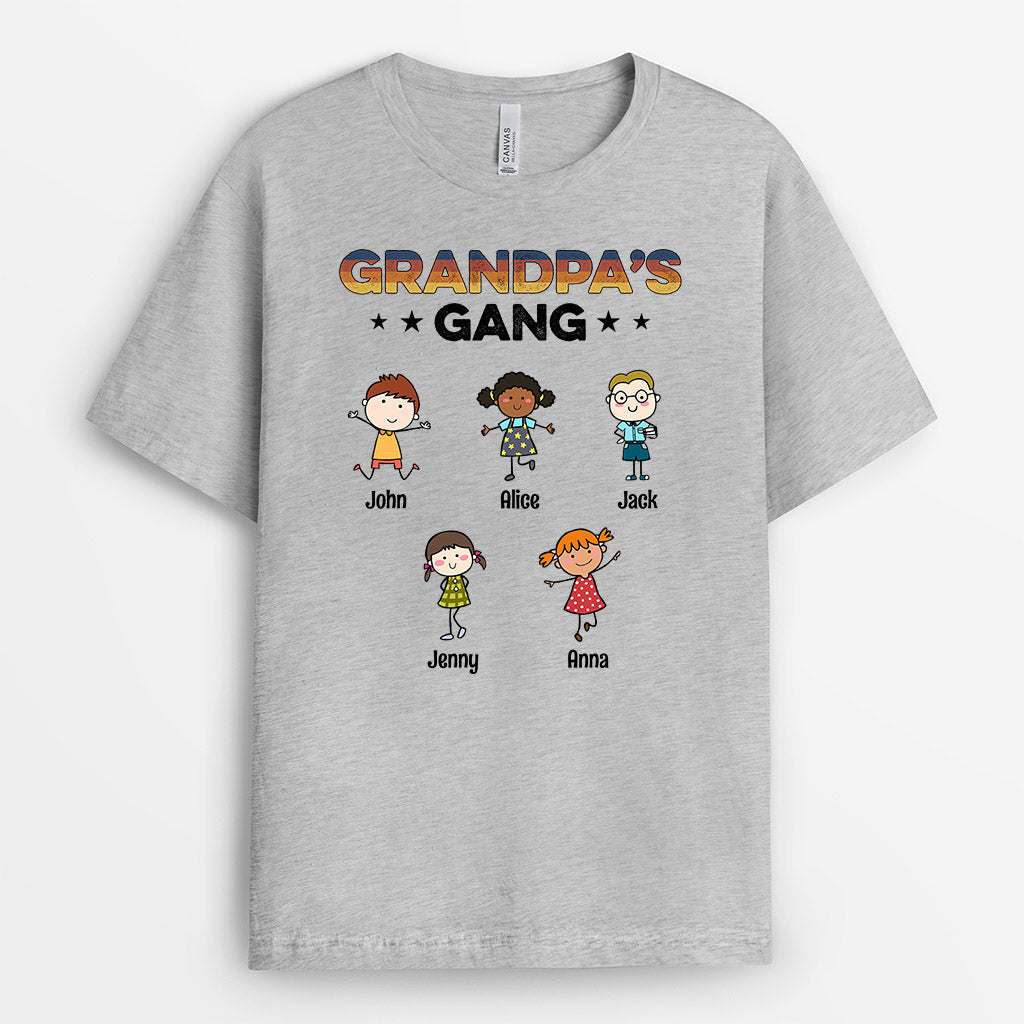 Personalized Grandpas Gang T Shirts