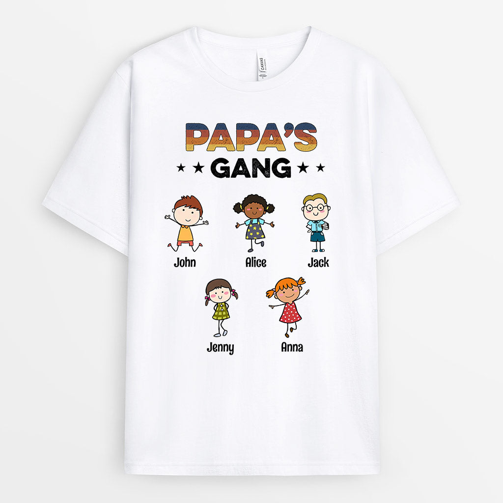 Personalized Grandpas Gang T Shirts