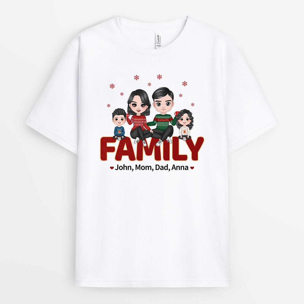 Family Tees Design - Personalized Christmas T-Shirts for Family