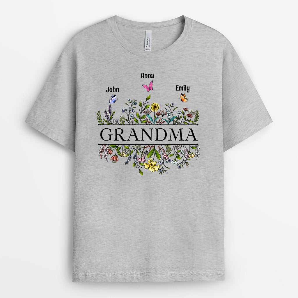 Grandma - Personalized Grandma T-Shirt - Gift Ideas for Grandma