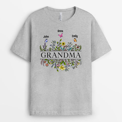 Grandma - Personalized Grandma T-Shirt - Gift Ideas for Grandma