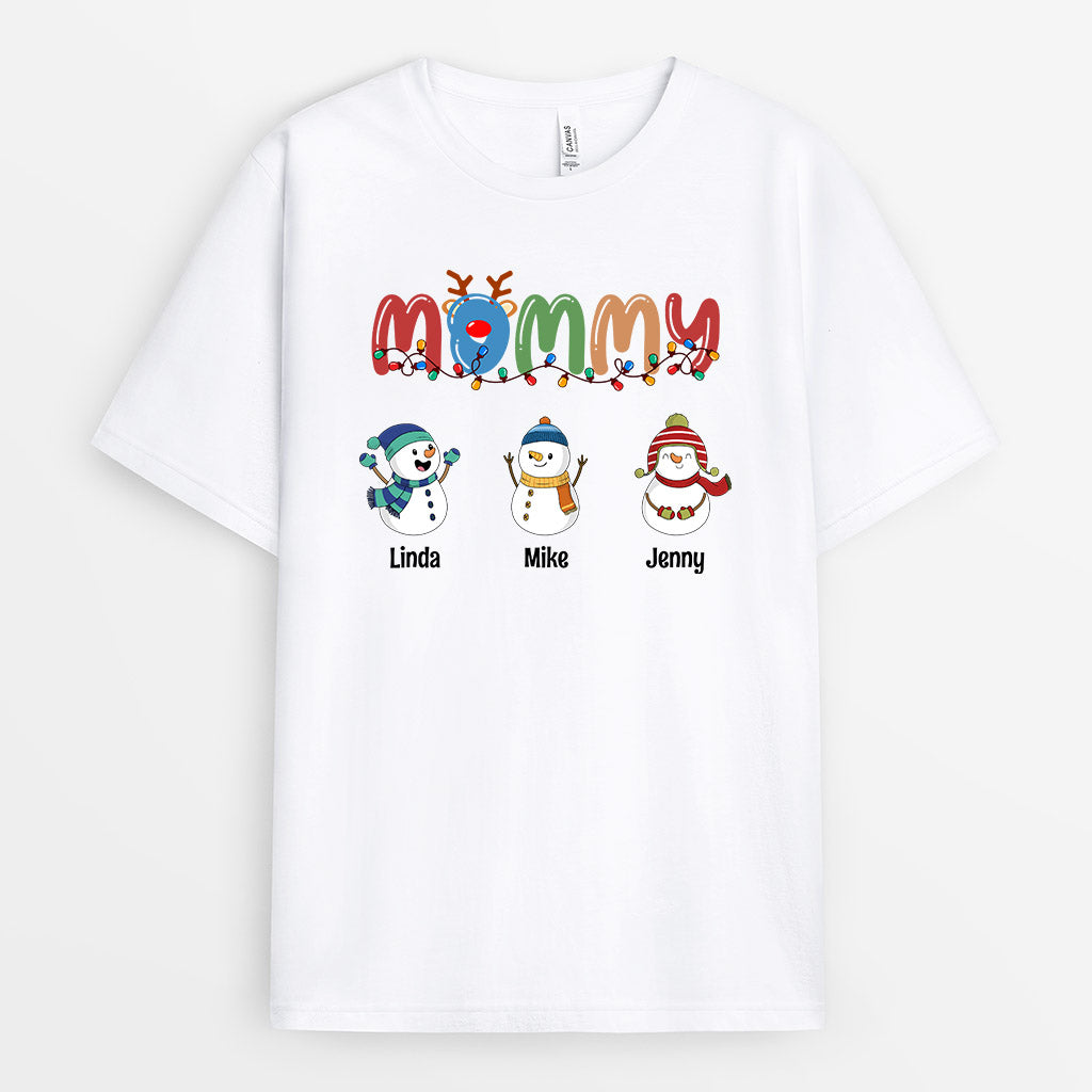 Mommy/Grandma Snowball T-Shirts | Personalized T-Shirts for Grandma and Mom