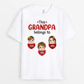 Personalized This Grandpa Daddy Belongs To T Shirts