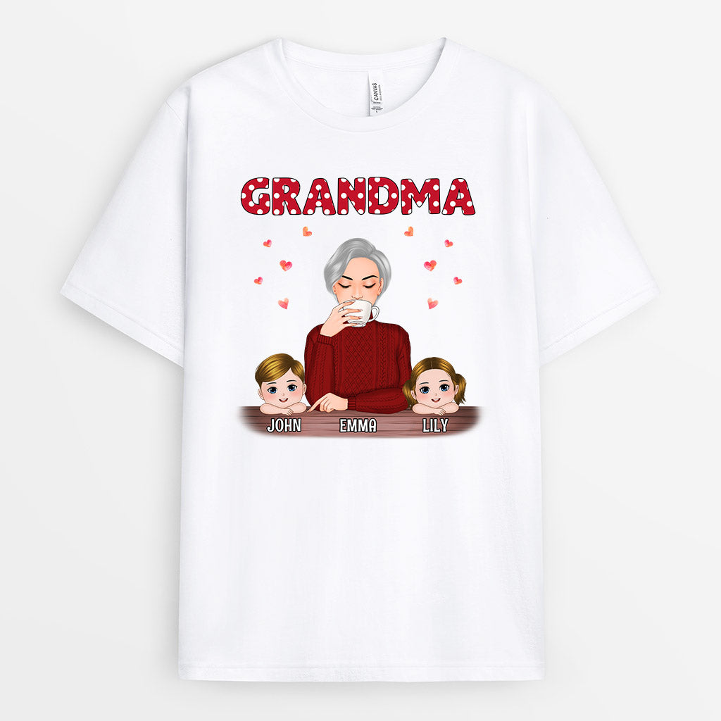 Personalized Mummy Nanny And Childrens T Shirts Mum