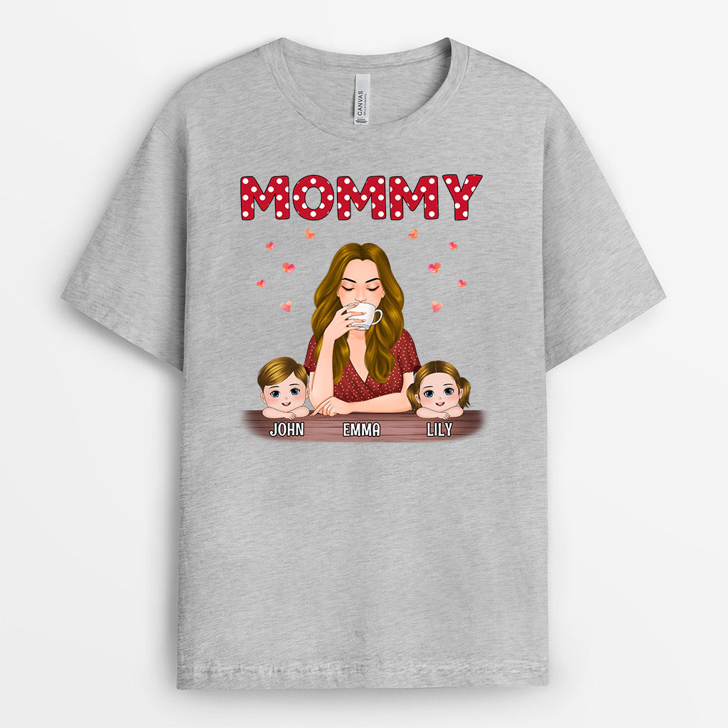 Personalized Mummy Nanny And Childrens T Shirts Mum