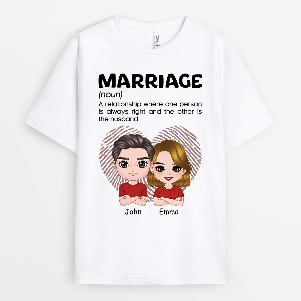 Personalized Marriage T Shirts