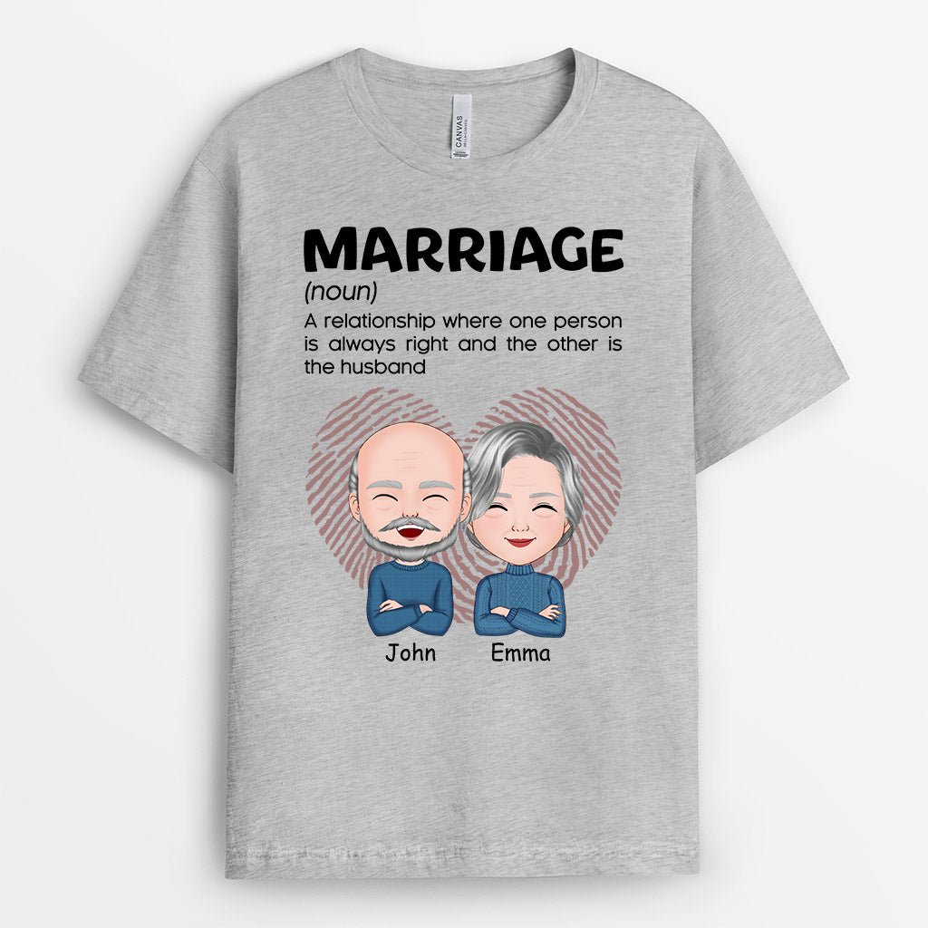 Personalized Marriage T Shirts