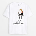 Together Since - Personalized Couples T-Shirt - Anniversary Gift