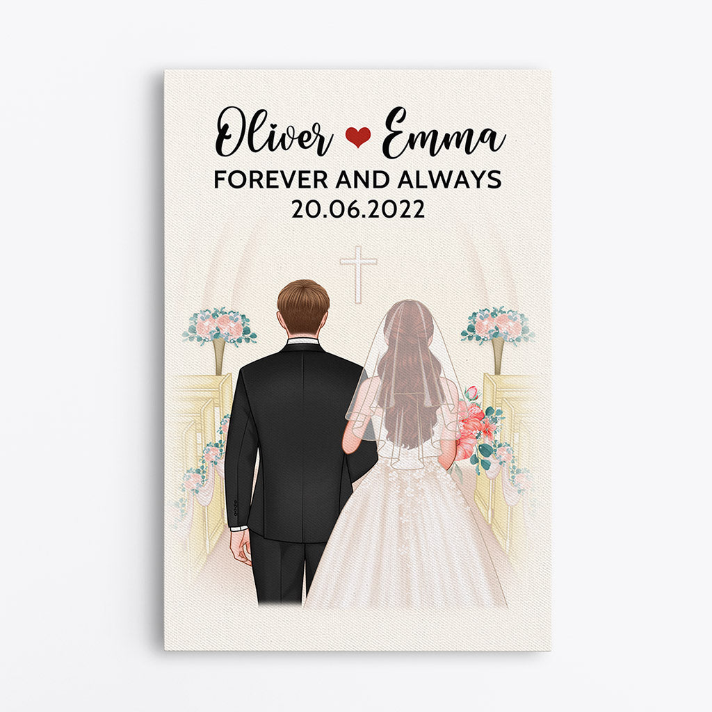 Personalized forever And Always Canvas