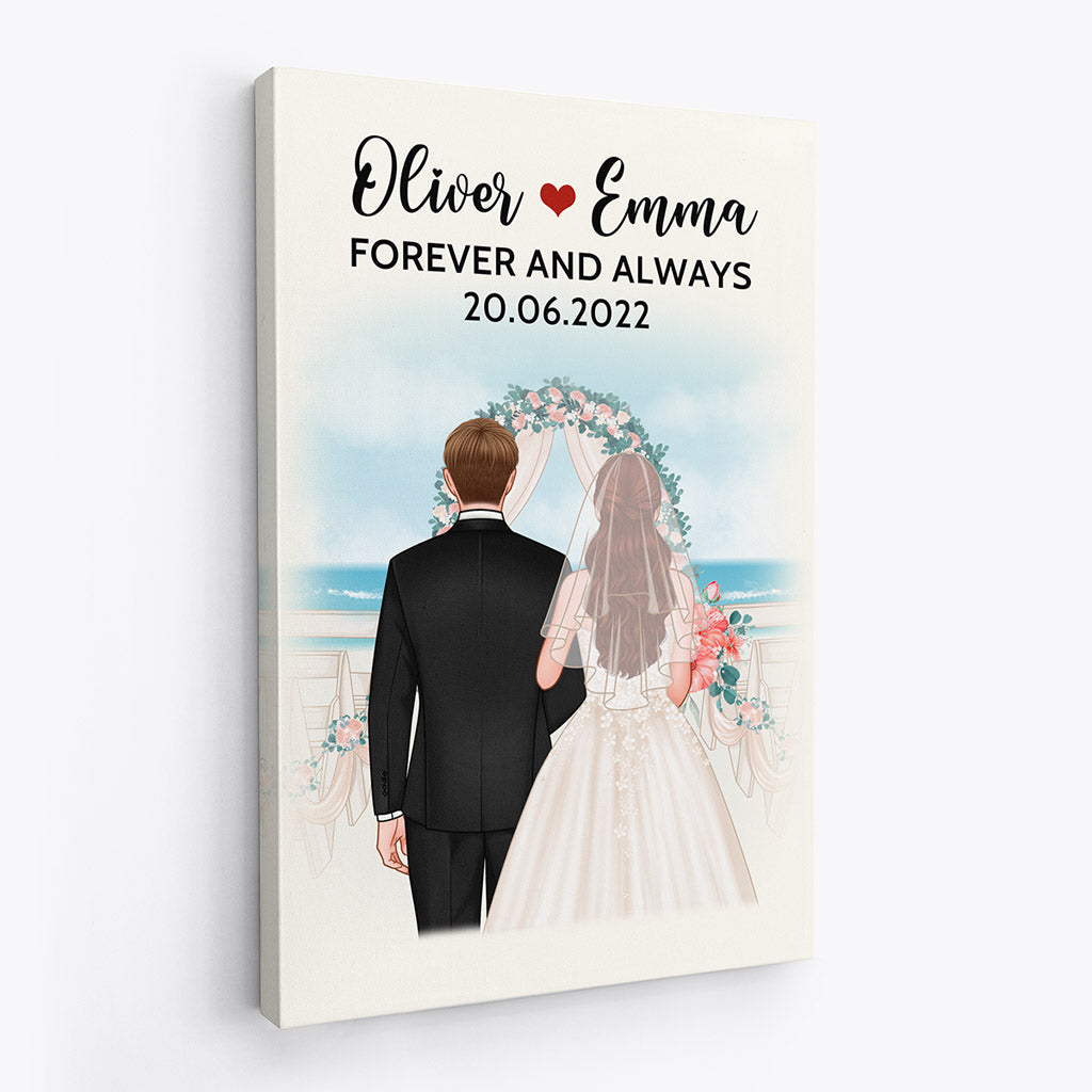 Personalized forever And Always Canvas