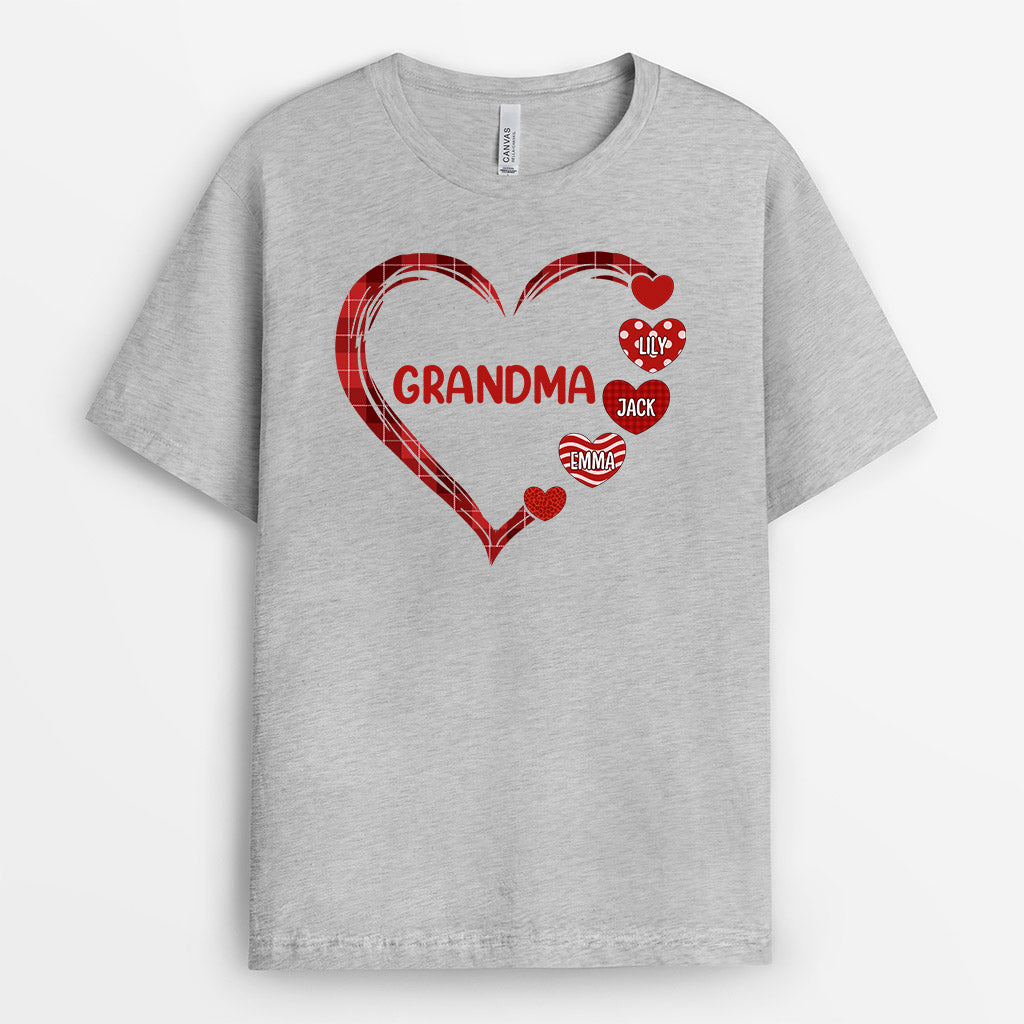 Personalized Grandmas Sweetheart T Shirts