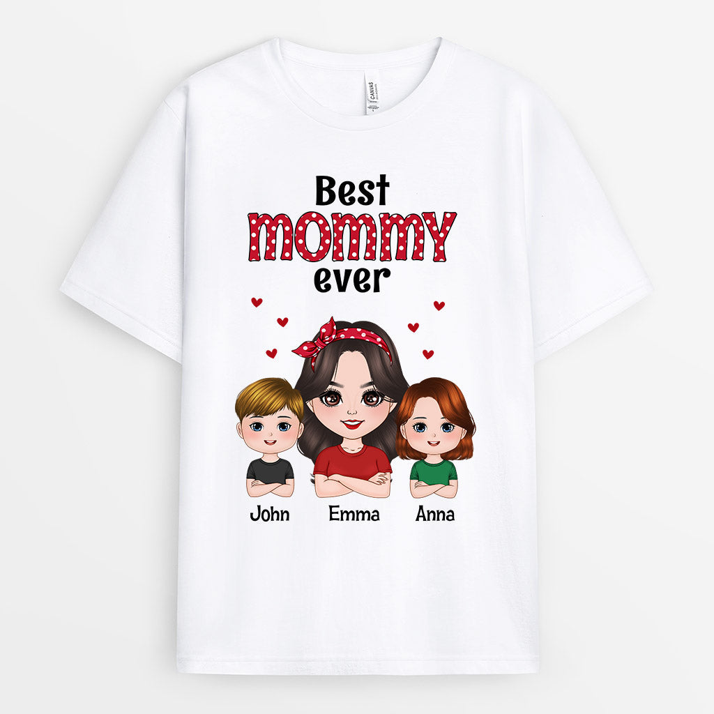 Personalized Best Grandma Mommy Ever T Shirts