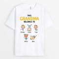 This Grandma Mommy Belongs To - Personalized Family T-Shirt
