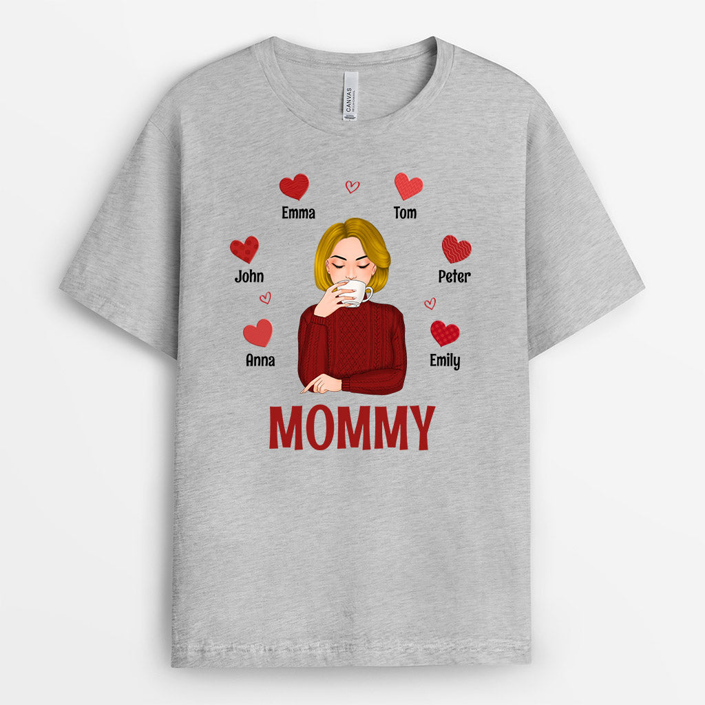 Mommy Grandma - Personalized T-Shirt - Gift for Mom and Grandma