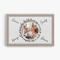 Grandchildren Complete Life's Circle Of Love Canvas - Personalized Family Gifts