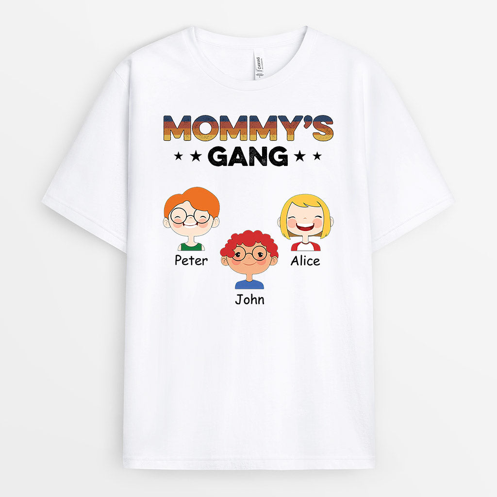 Personalized Grandma Mommys Gang T Shirts
