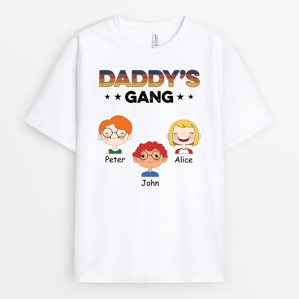 Personalized Daddys Gang T Shirts