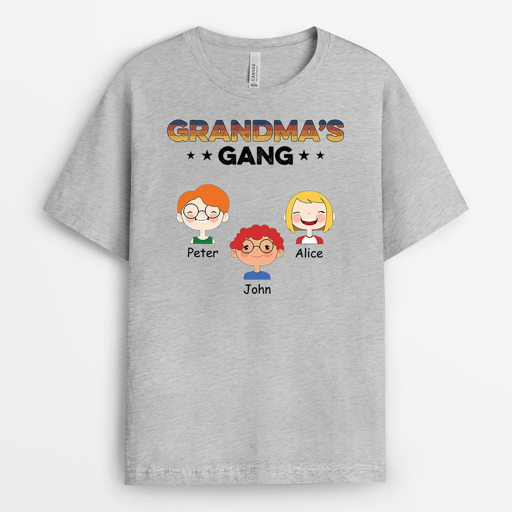 Personalized Grandma Mommys Gang T Shirts