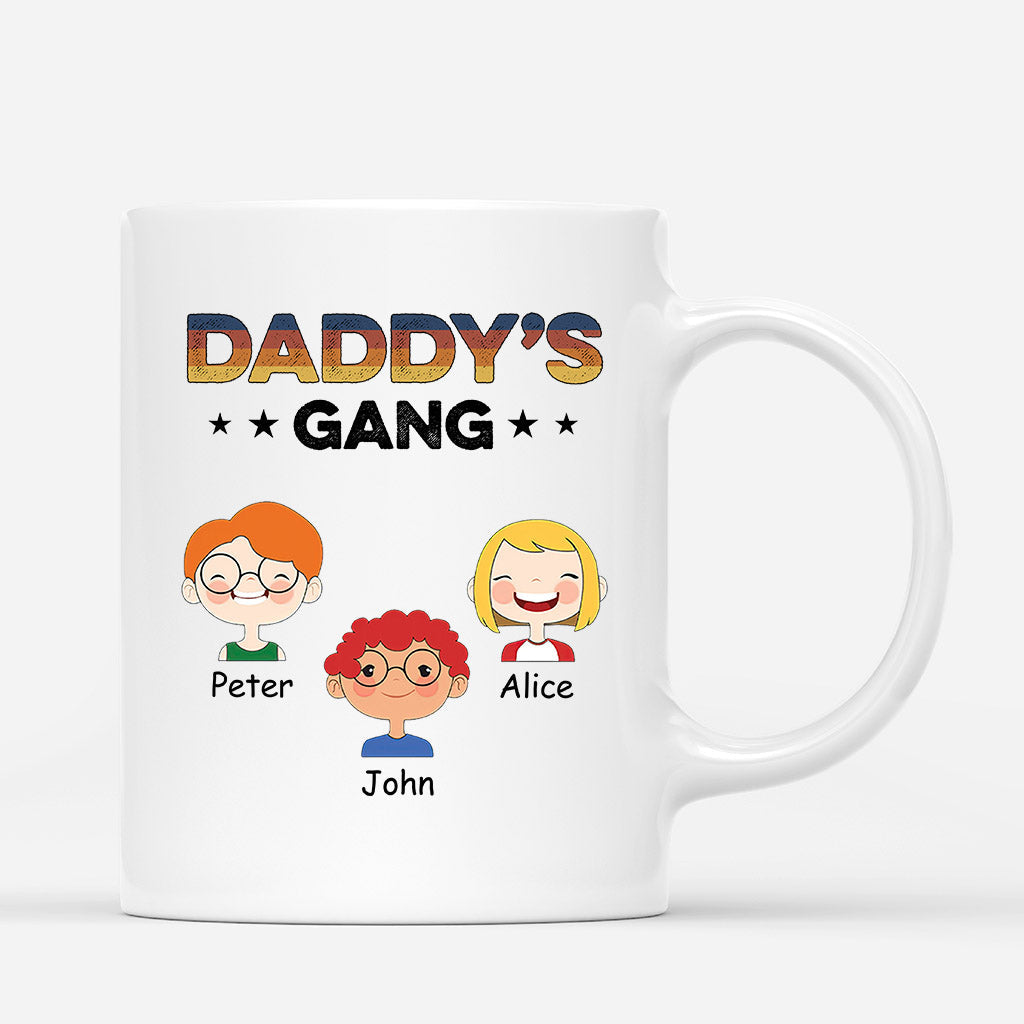 Personalized Daddys Gang Mugs