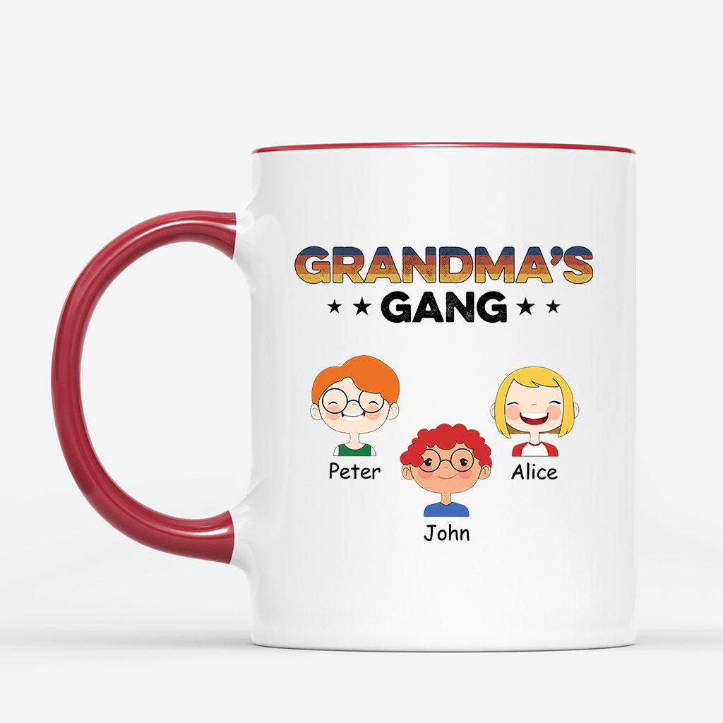 Personalized Grandma Mommys Gang Mugs