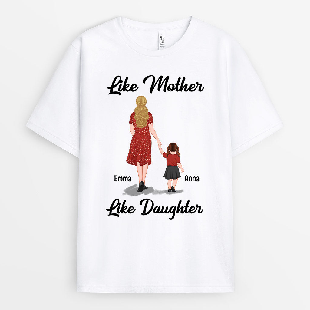 Personalized Like Mother Like Daughter T Shirts