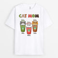 Cat Mom Catpuccino - Personalized Shirts With Pets On them