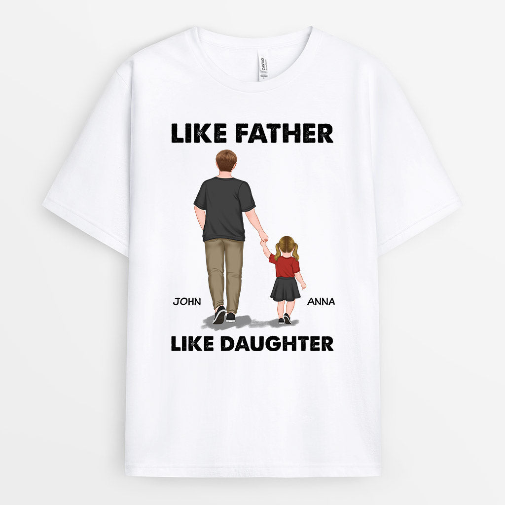 Personalized Like Father Like Daughter T Shirts