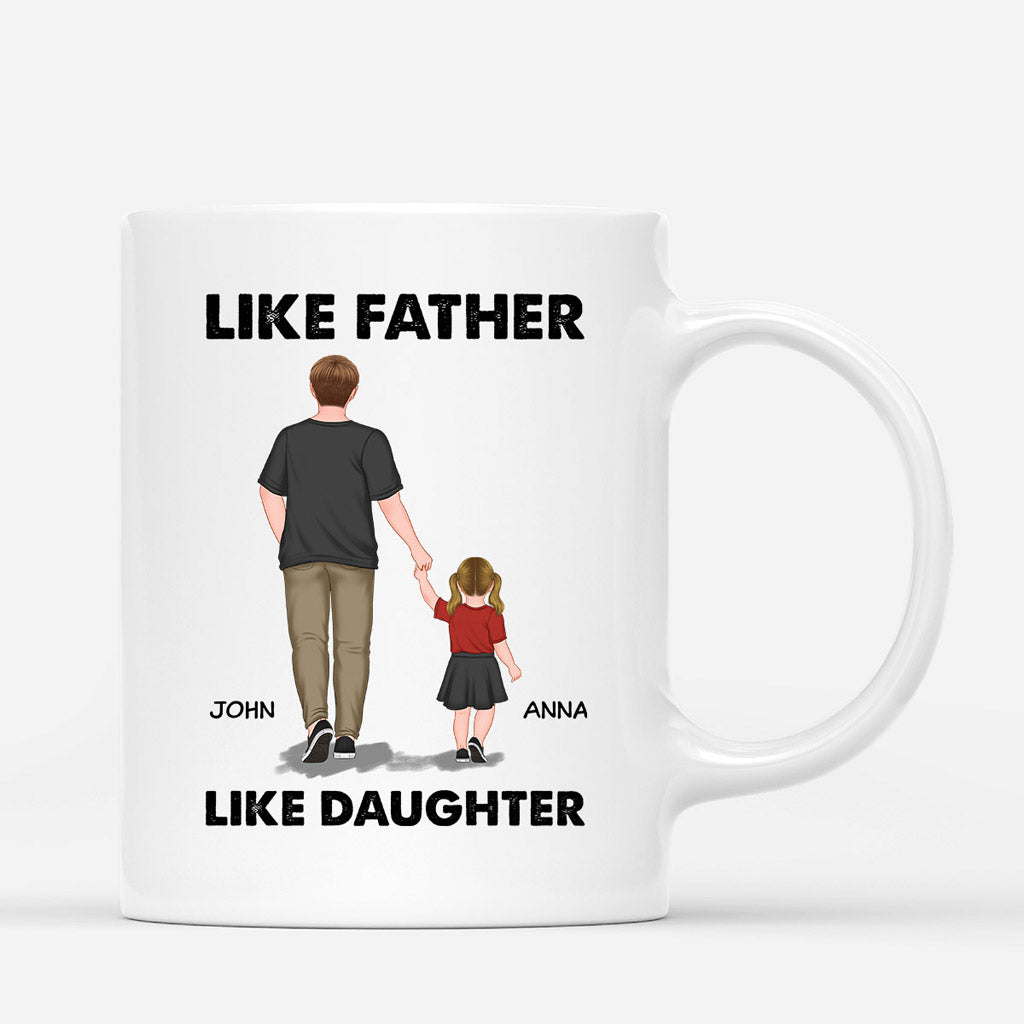 Personalized Like Father Like Daughter Mugs
