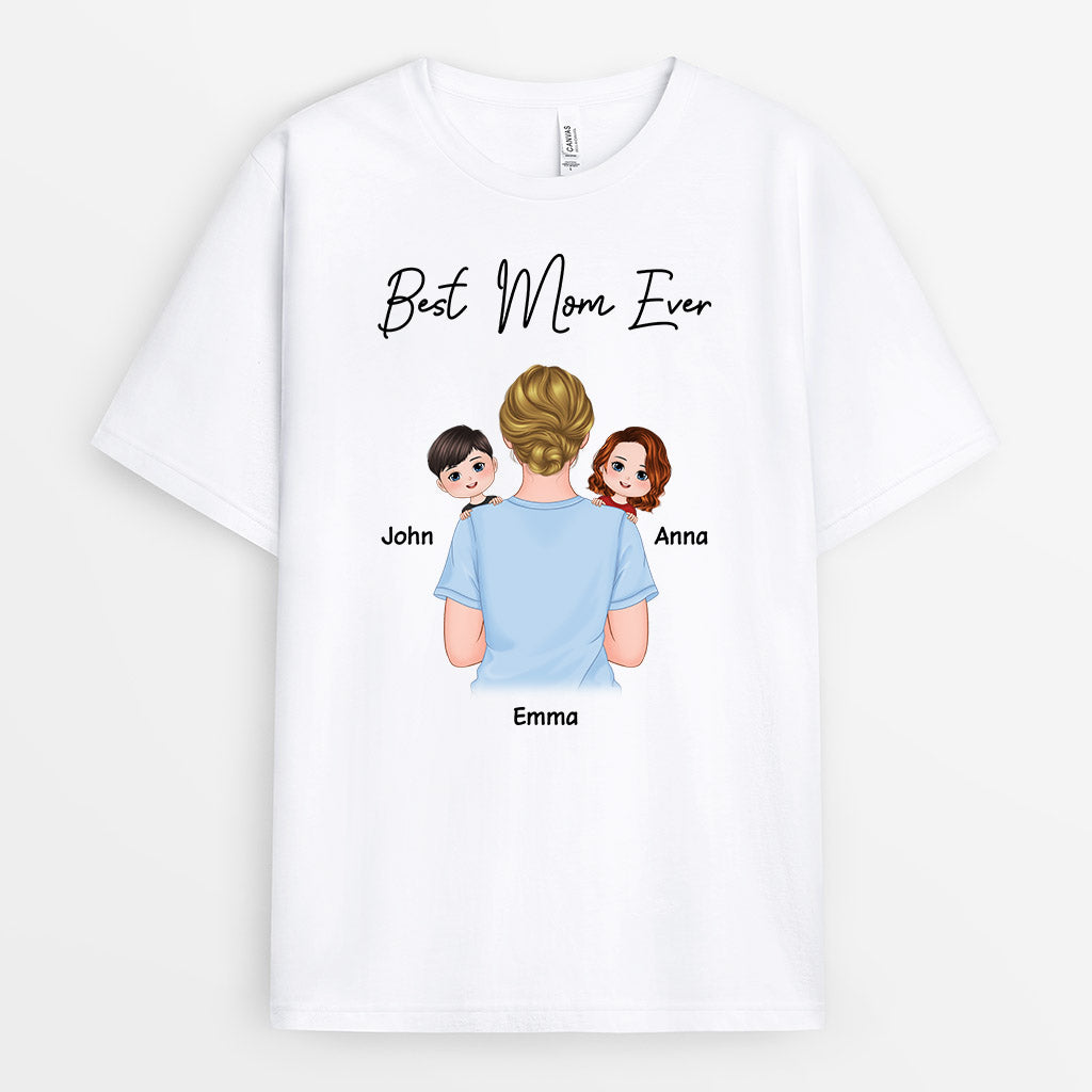 Personalized Best Mom Ever T Shirts