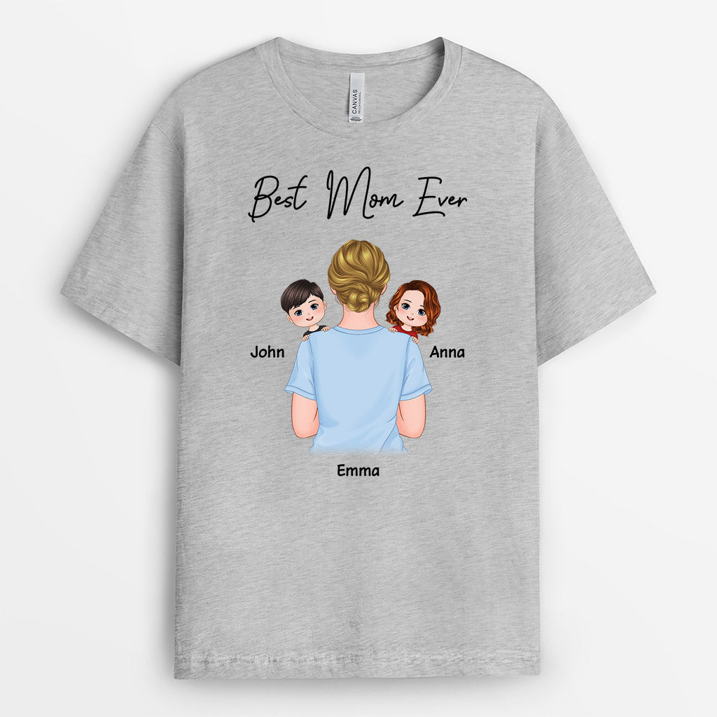 Personalized Best Mom Ever T Shirts