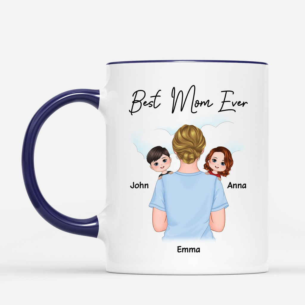Personalized Best Mom Ever Mugs