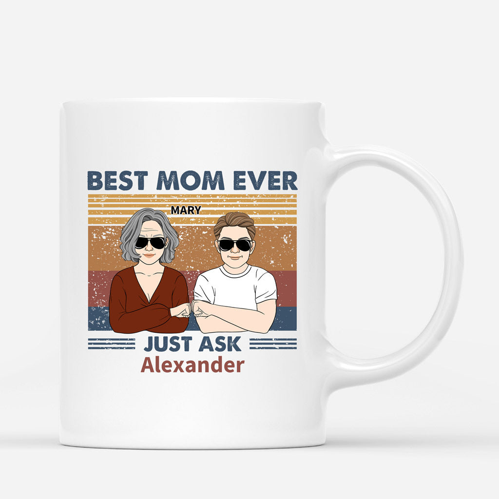 Personalized Best Mom Ever Just Ask Mugs