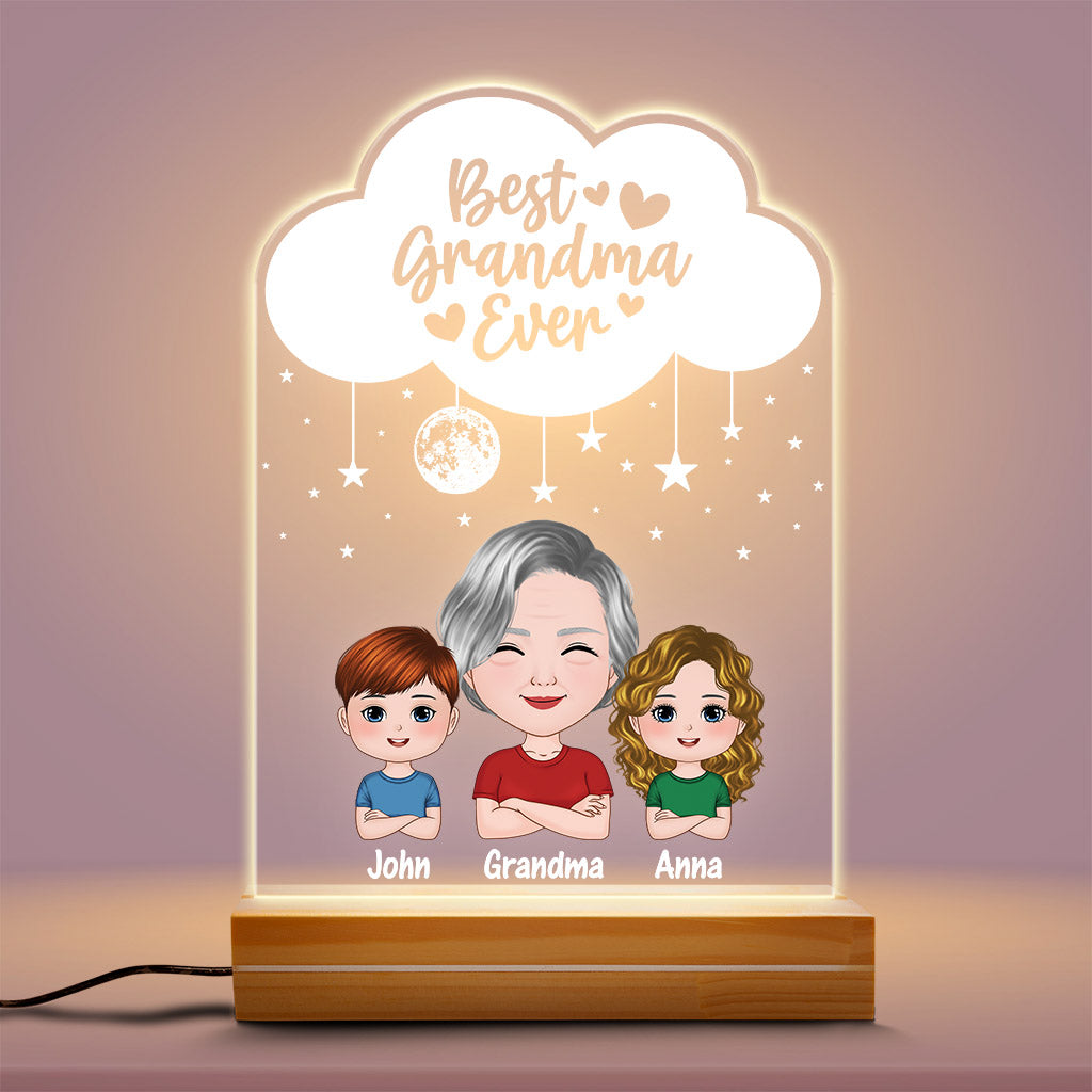 Personalized Best Grandma Mommy Ever 3d Led Light