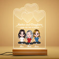 Personalized Mother And Daughter 3D Led Light
