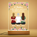 Personalized A Mother Is Like A Flower 3d Led Light