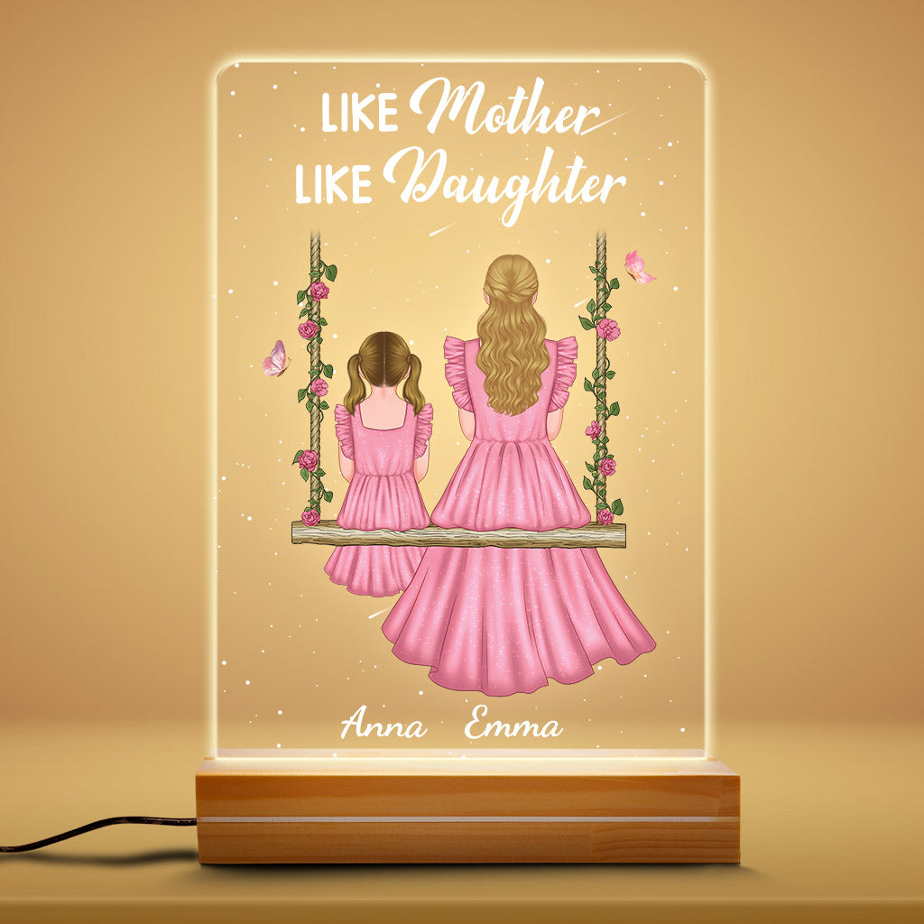 Personalized Like Mother Like Daughter 3d Led Light