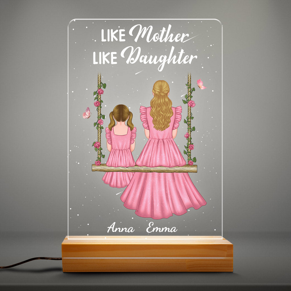Personalized Like Mother Like Daughter 3d Led Light