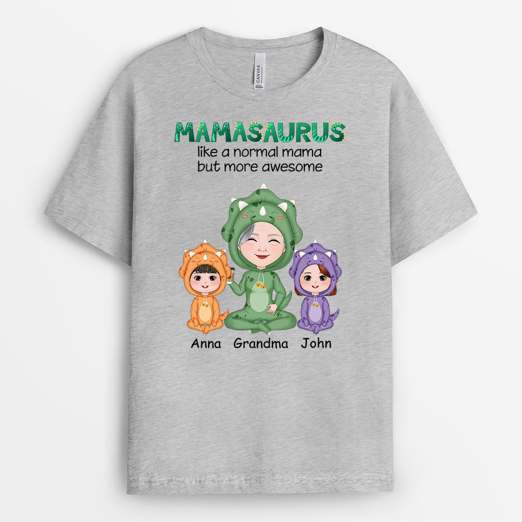 Personalized Grandmasaurus Mommysaurus T Shirts