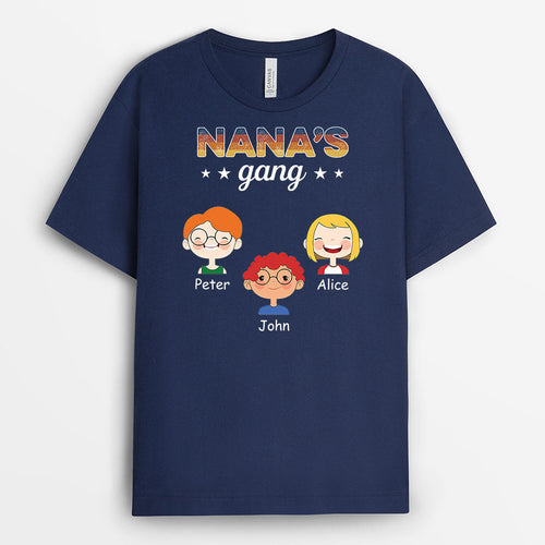 Grandma Mommy's Gang - Personalized Grandma/Mom T-Shirt