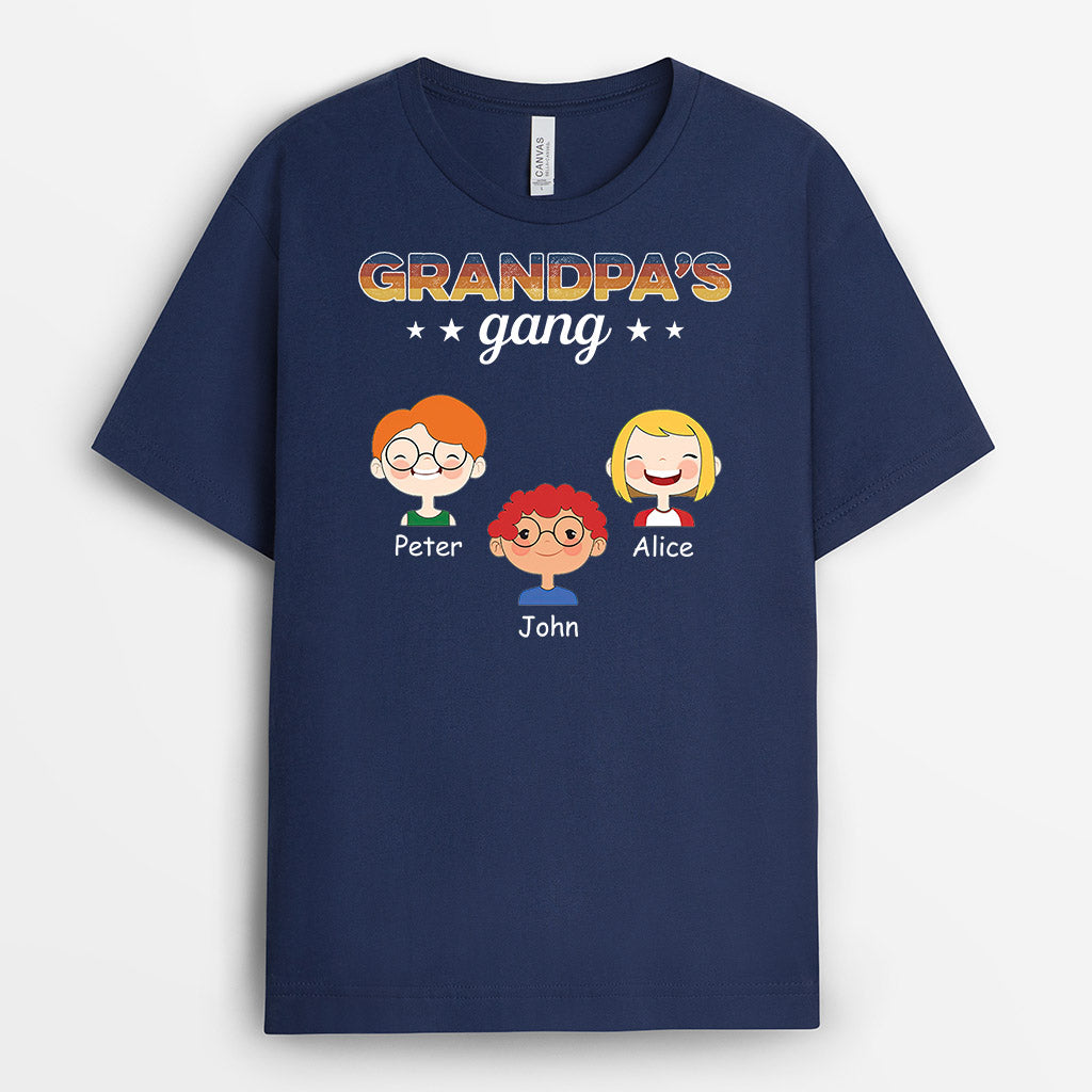 Personalized Grandpa Papa S Gang T Shirts