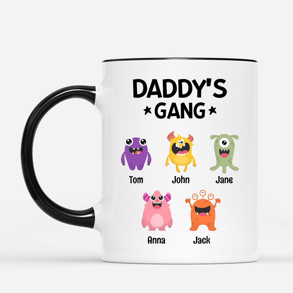 Personalized Grandpa Daddys Gang Mugs