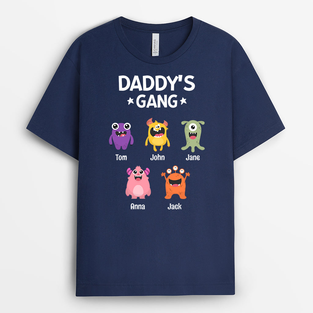 Personalized Grandpa Daddy S Gang T Shirts