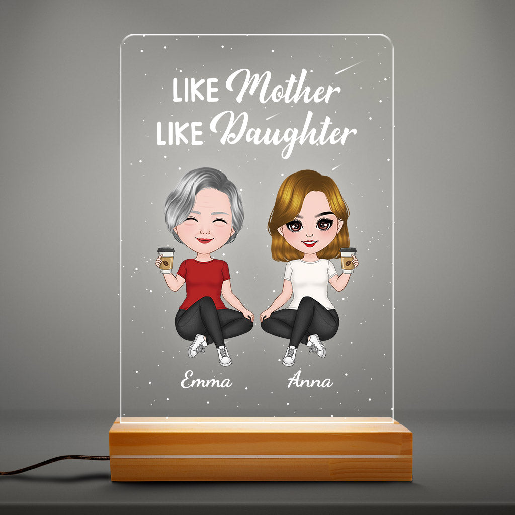Personalized Like Mother Like Daughter Night Light