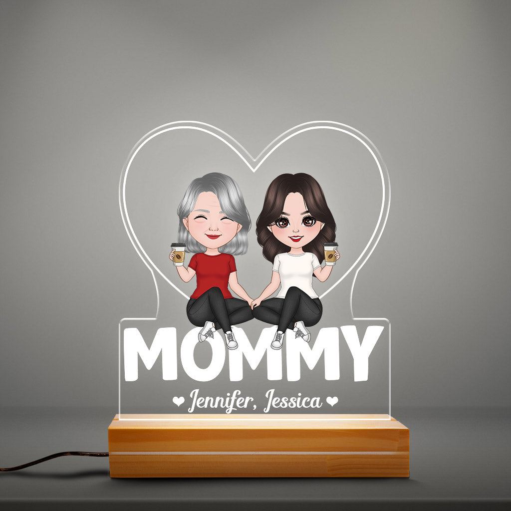 Personalized Grandma Mommy 3d Led Light